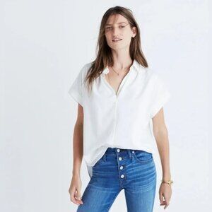 MADEWELL Central Shirt in Pure White